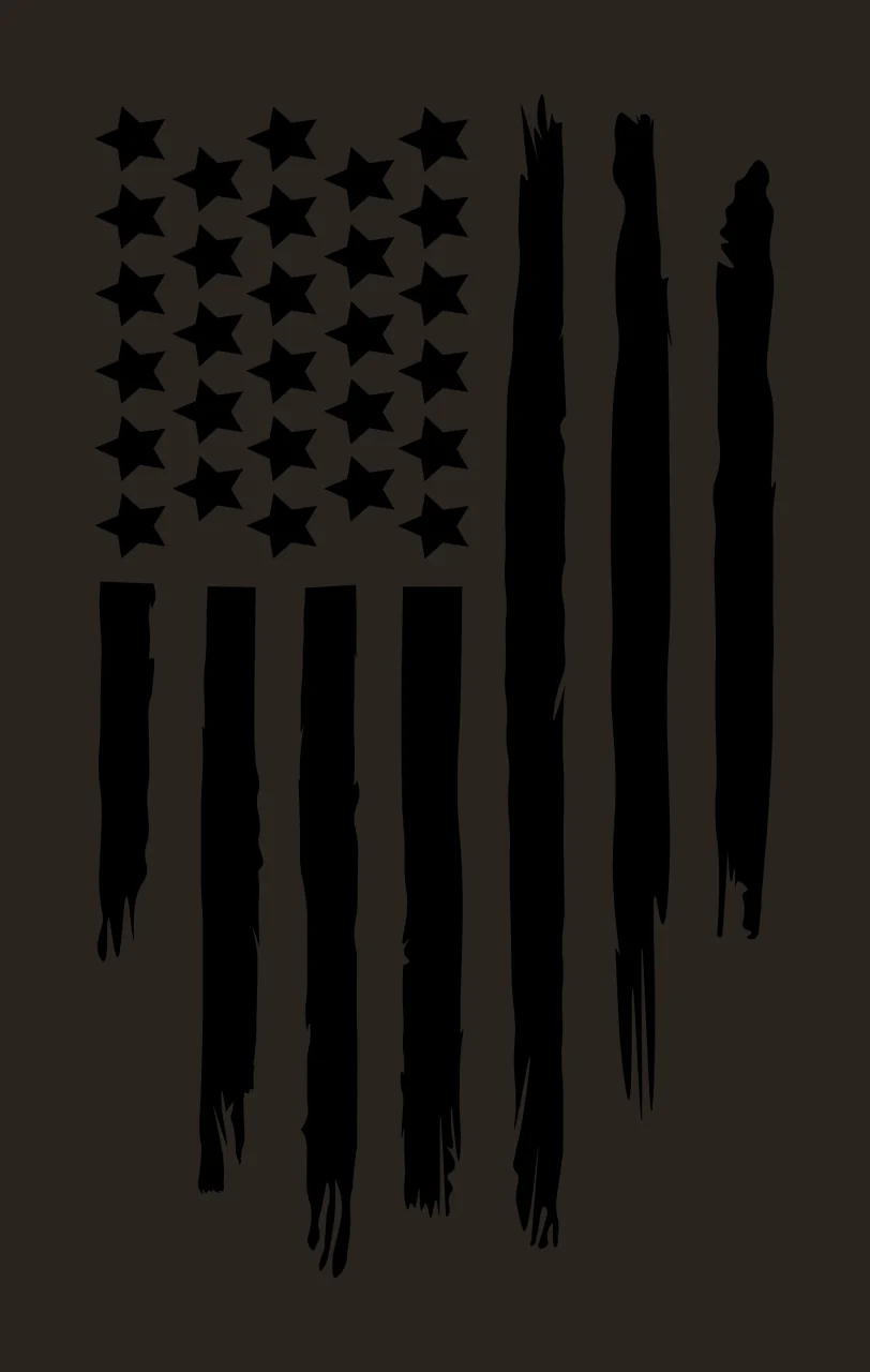 Black Flag Distressed American Graphic stars vertical stripes contrast preview thumbnail