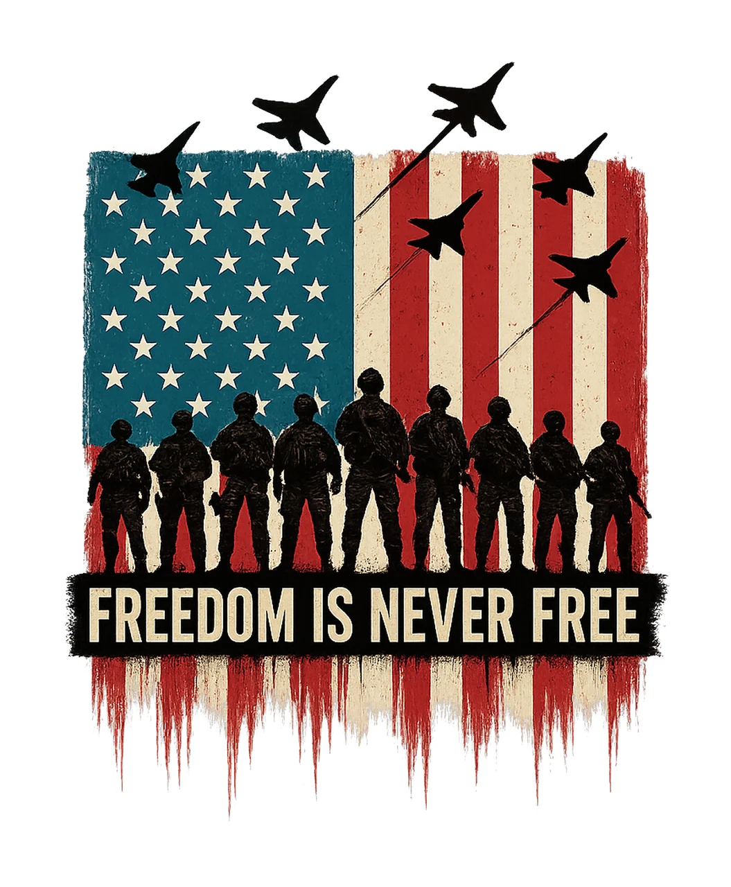 Freedom Is Priceless But Not Free Sublimation Design