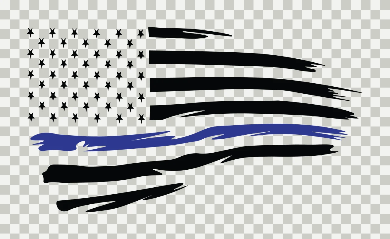 Flag Stars Flag Stars Horizontal Waving Silhouette stripes transparency and detail preview thumbnail