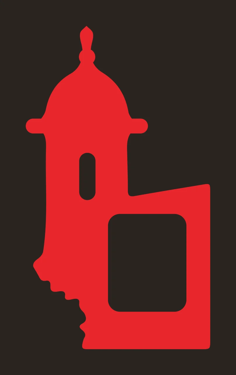 Black Tower Frame Silhouette Icon rectangle architecture contrast preview thumbnail