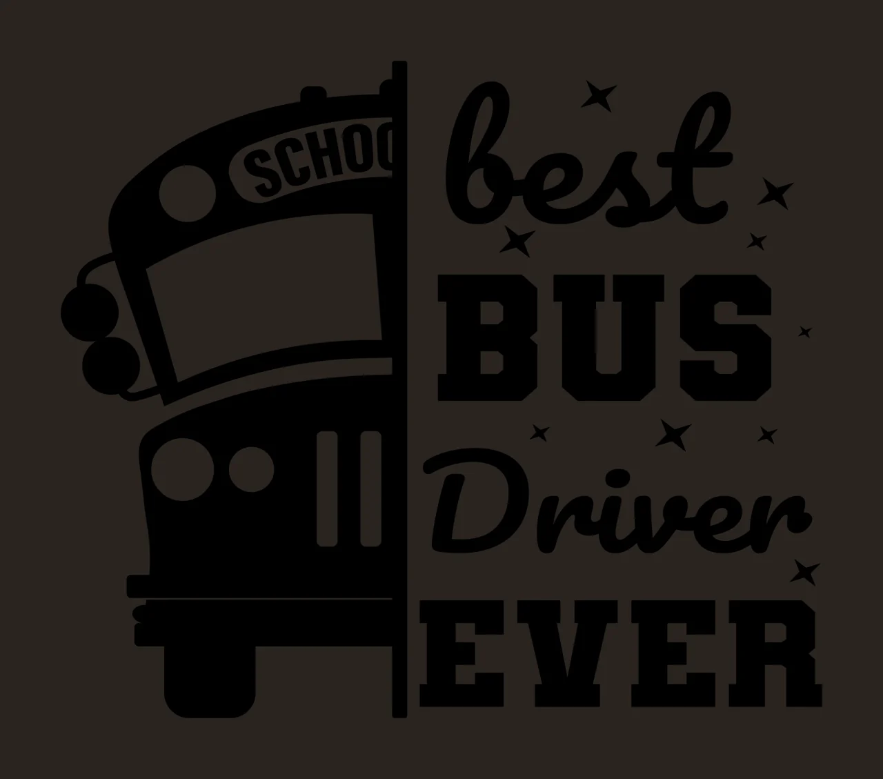 School With Lettering And Split View In Black contrast preview thumbnail