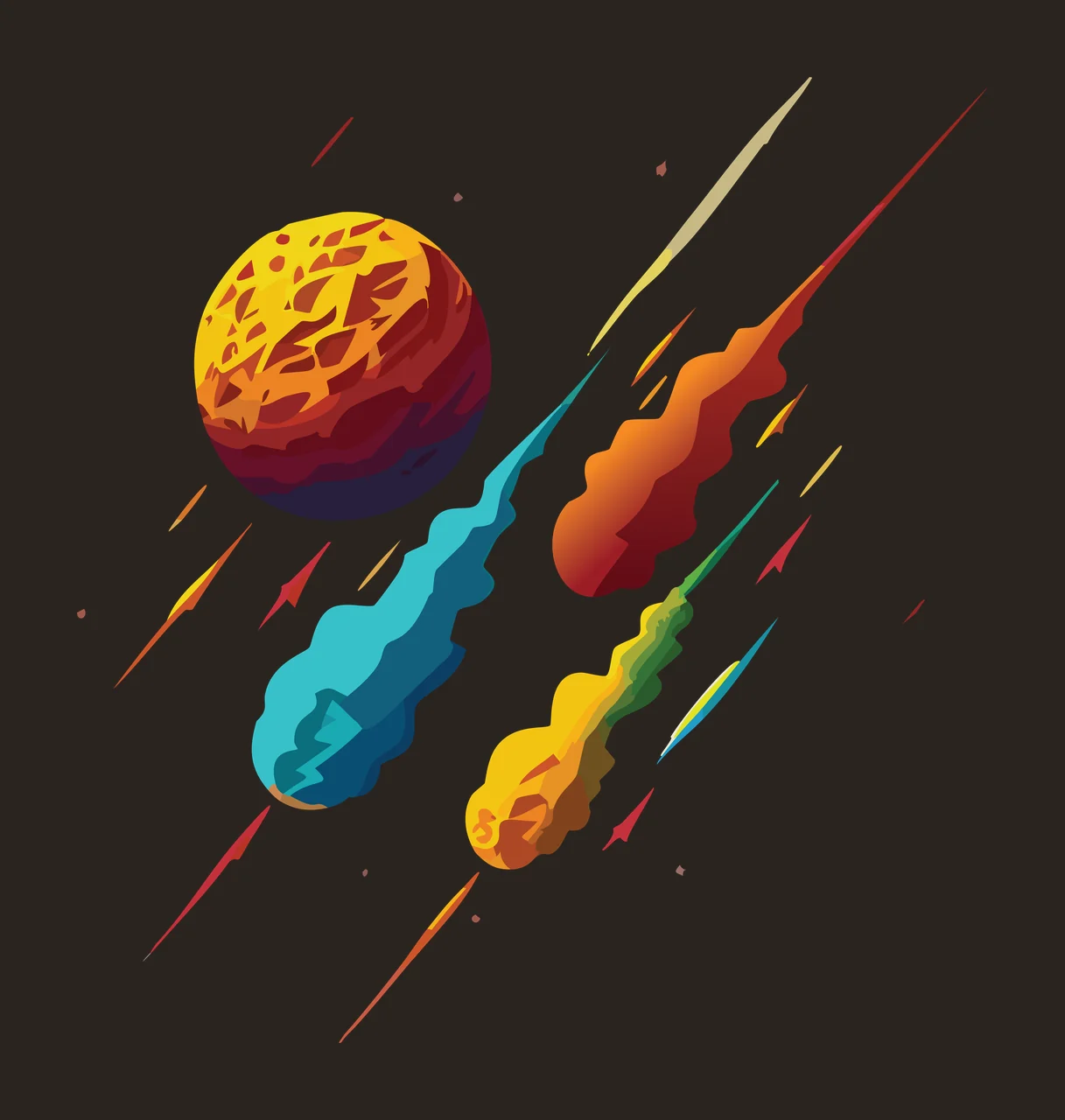 Abstract Celestial Shapes And Lines composition sphere smoke contrast preview thumbnail