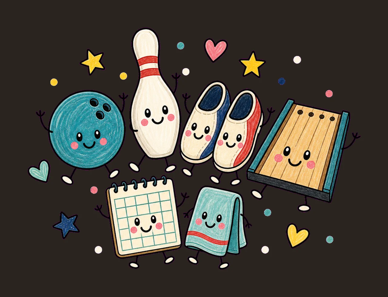 bowling 01 walking lineup sublimation instant shirt design contrast preview thumbnail