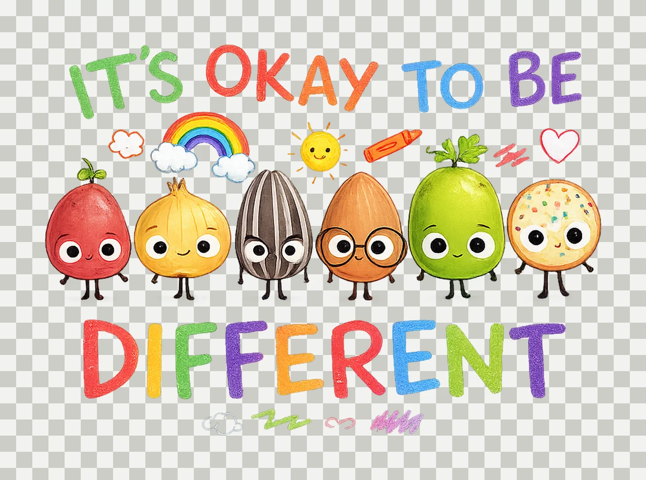 Its Okay To Be Different Neurodiversity Gift Special transparency and detail preview thumbnail