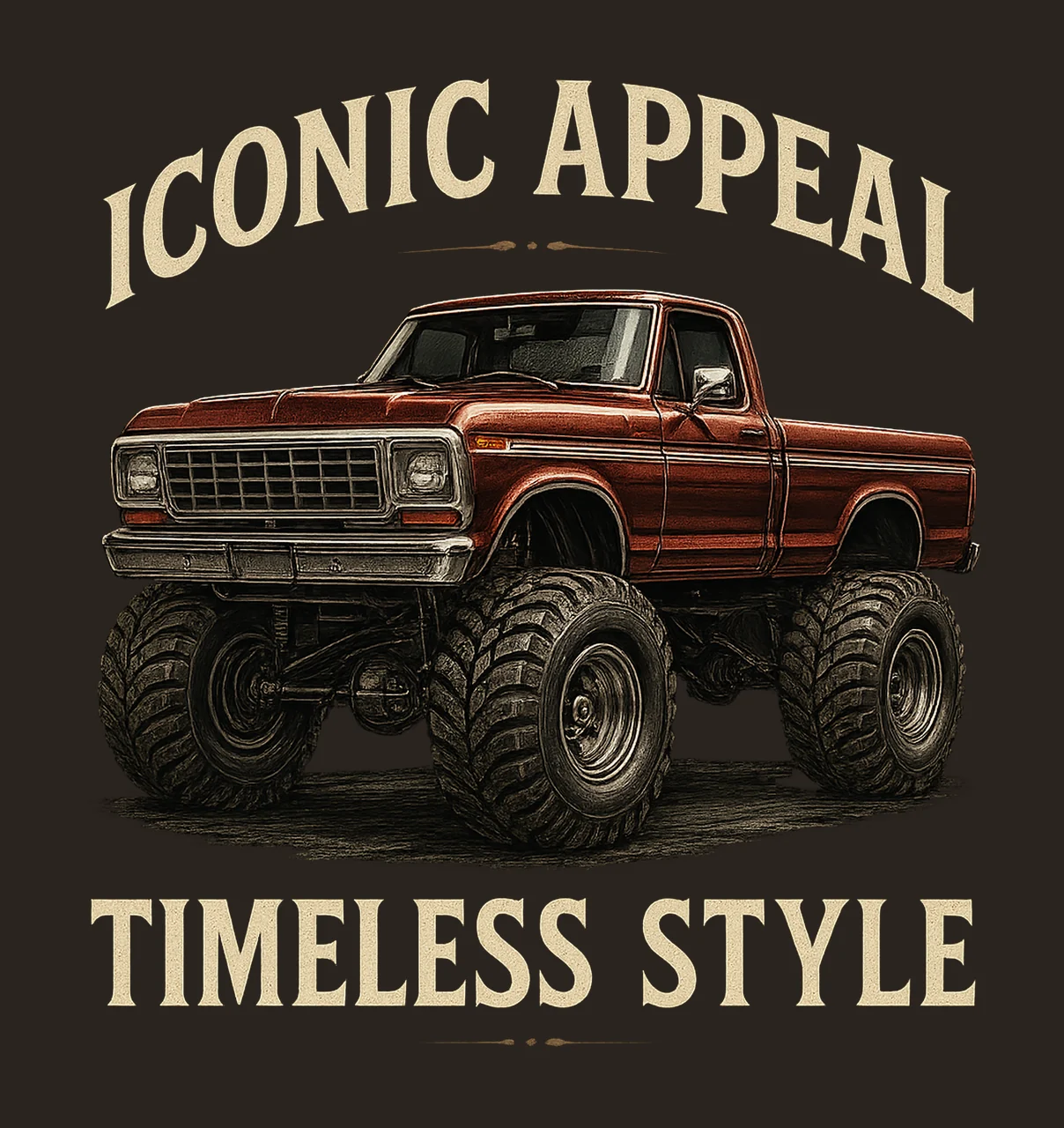 Vintage Square Body Truck Country Mudding Artwork Shirt contrast preview thumbnail