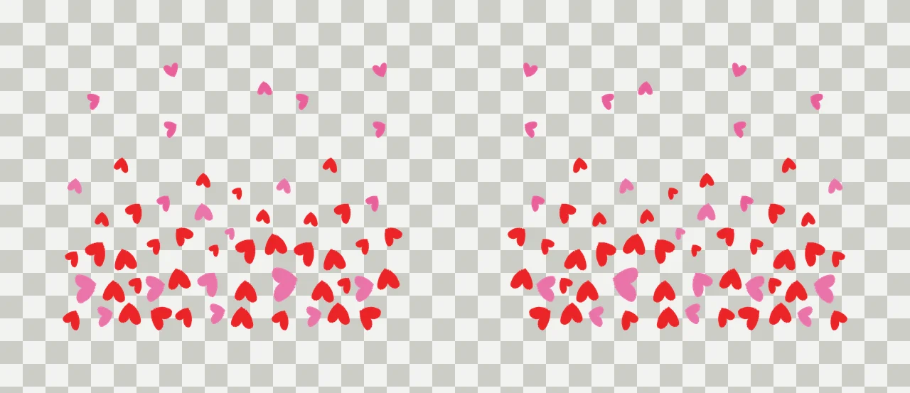 Heart Can Glass Wrap Small Shapes Rising Pattern ascending transparency and detail preview thumbnail