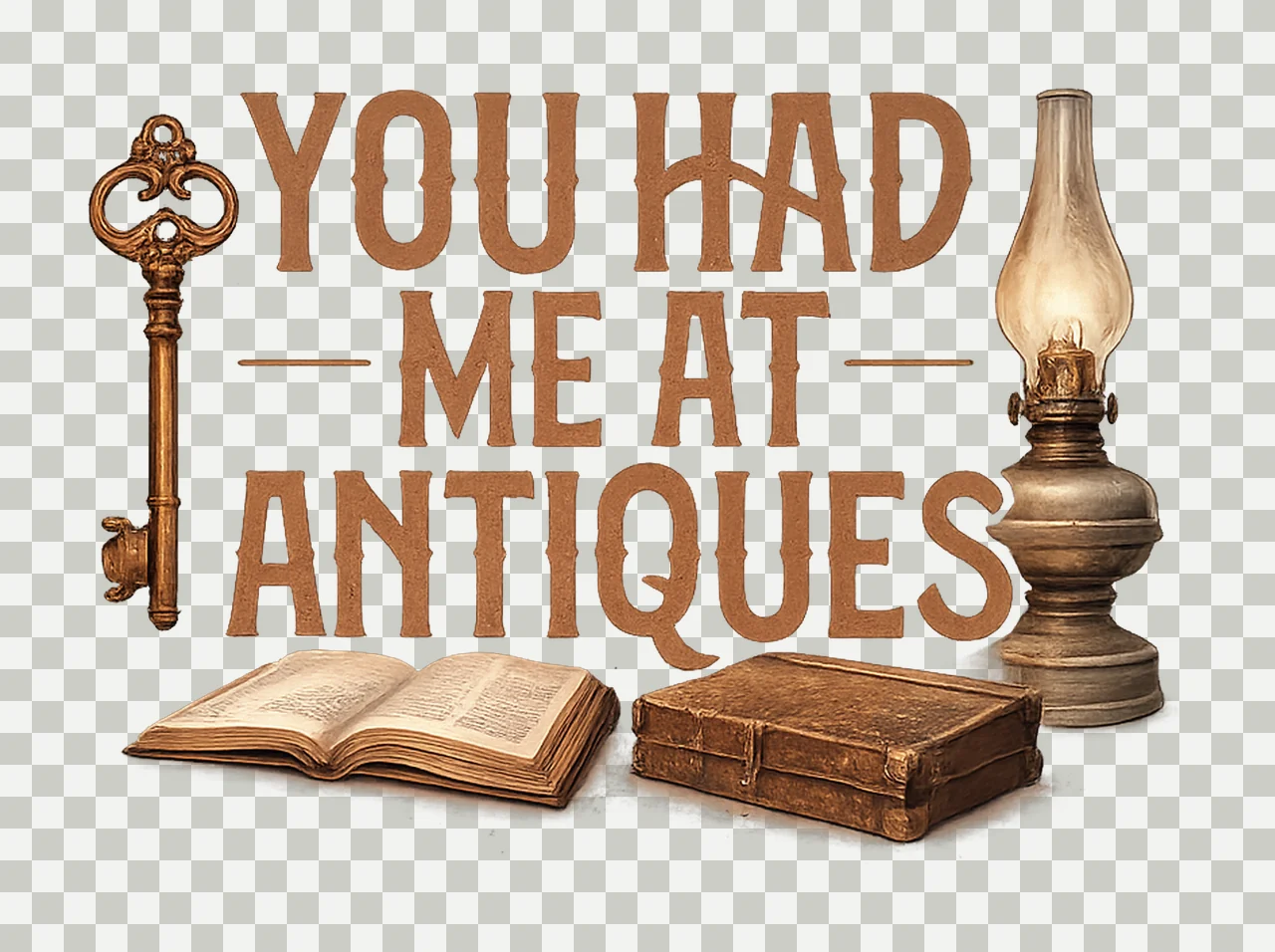 You Had Me at Antiques Boho Homesteading Sublimation Rustic transparency and detail preview thumbnail