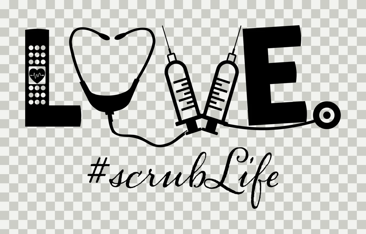 Love Text With Stethoscope And Syringes Forming Letters Variation transparency and detail preview thumbnail