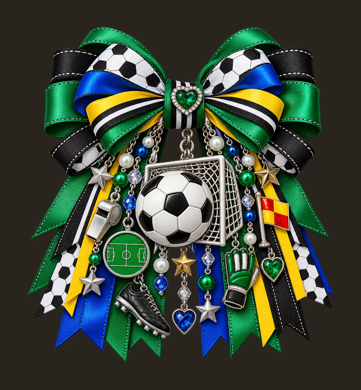 Soccer PNG, Soccer Ball and Goal Coquette Bow, No Text Sublimation Clipart, Transparent Digital Download contrast preview thumbnail