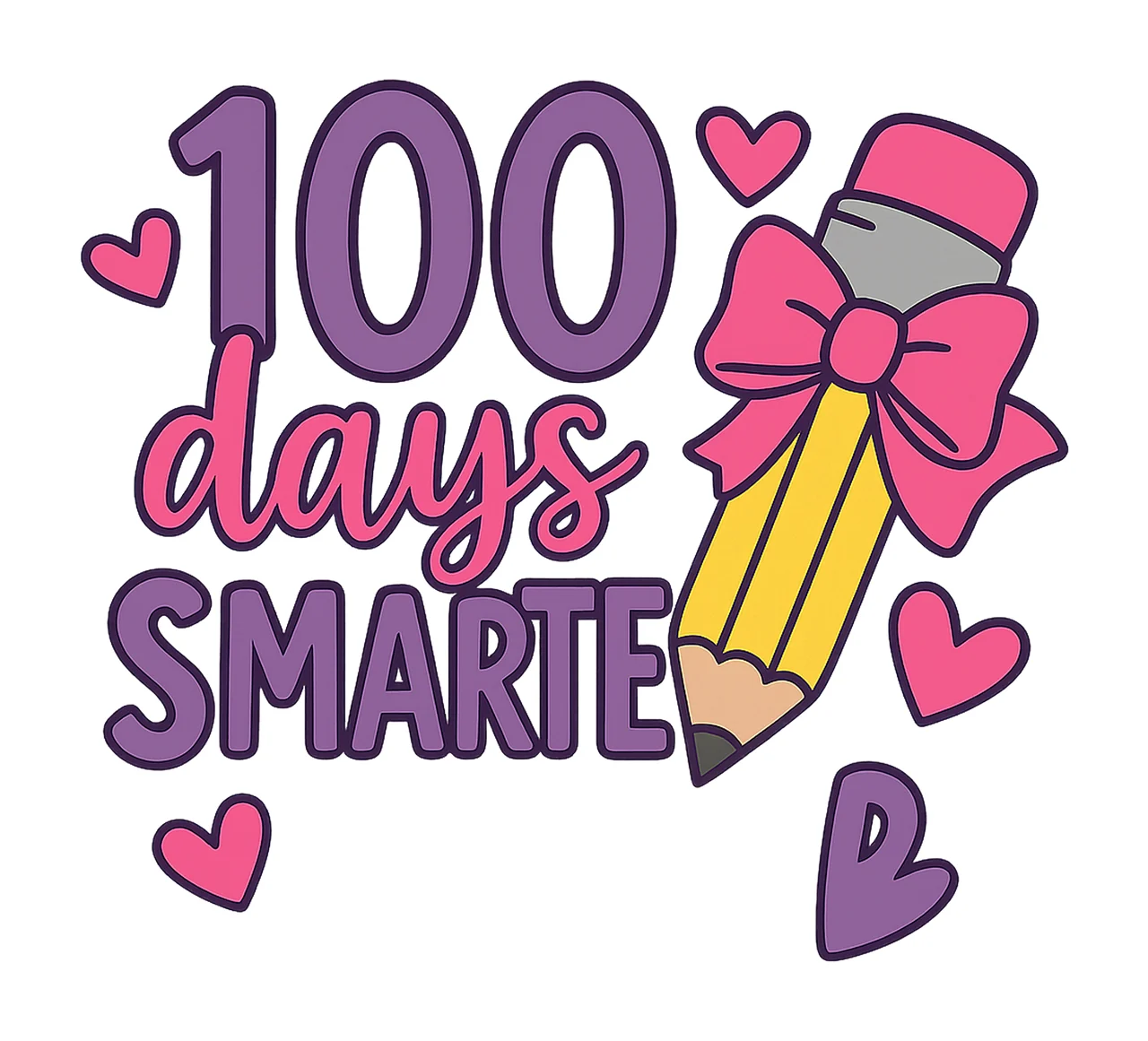 100 Days Smarter 100th Day of School Design Teacher Shirt