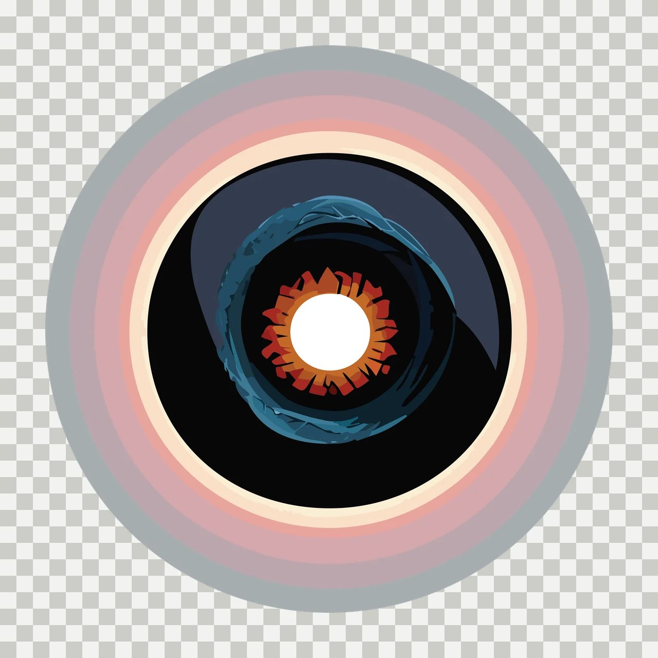 Solid Black Circle Graphic Element stationary minimalist shape transparency and detail preview thumbnail