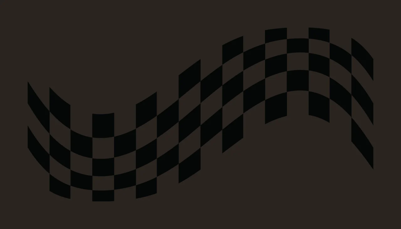 Can Glass Wrap Wavy Black And White Checkerboard contrast preview thumbnail