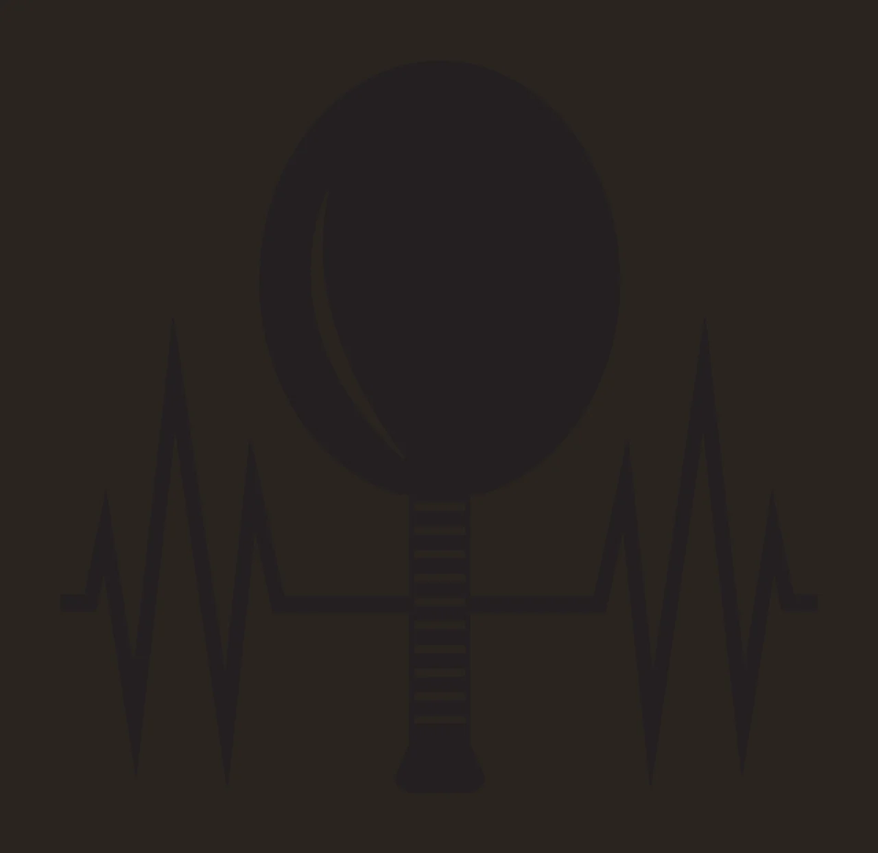 Heart Pulse Line With Balloon monitoring string silhouette contrast preview thumbnail