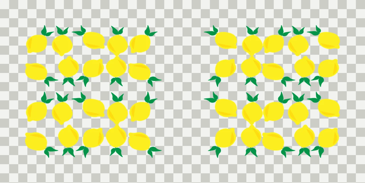 Can Glass Wrap Repeating Lemon Silhouette Pattern Graphic repeated transparency and detail preview thumbnail