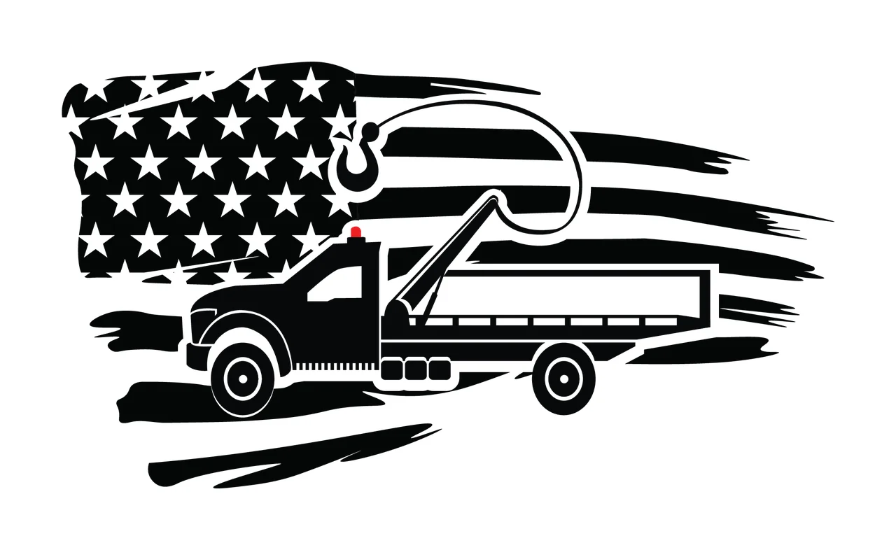 Can Glass Wrap Tow Truck Parked With Hook