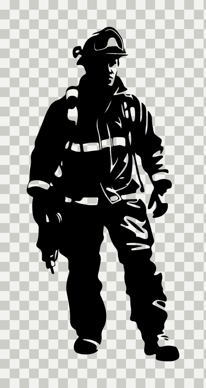 Can Glass Wrap Black And White Standing Person transparency and detail preview thumbnail