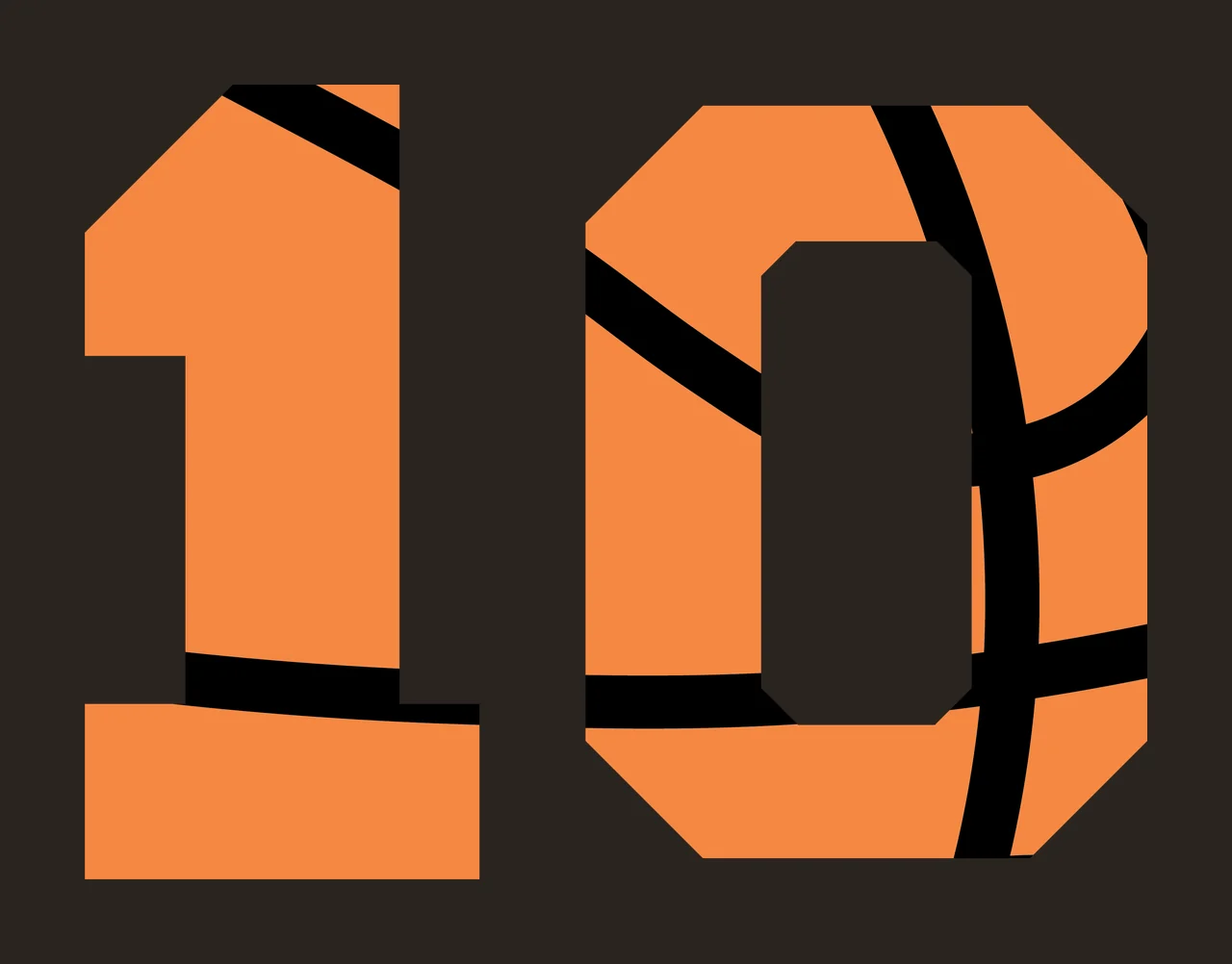 Can Glass Wrap Number Sports Motif With Basketball contrast preview thumbnail