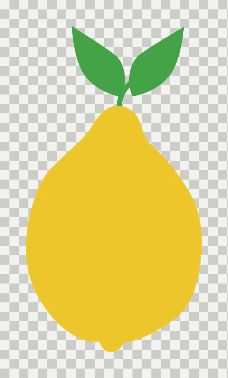 Keychain Black Silhouette Of Pear Fruit leaves food nature transparency and detail preview thumbnail