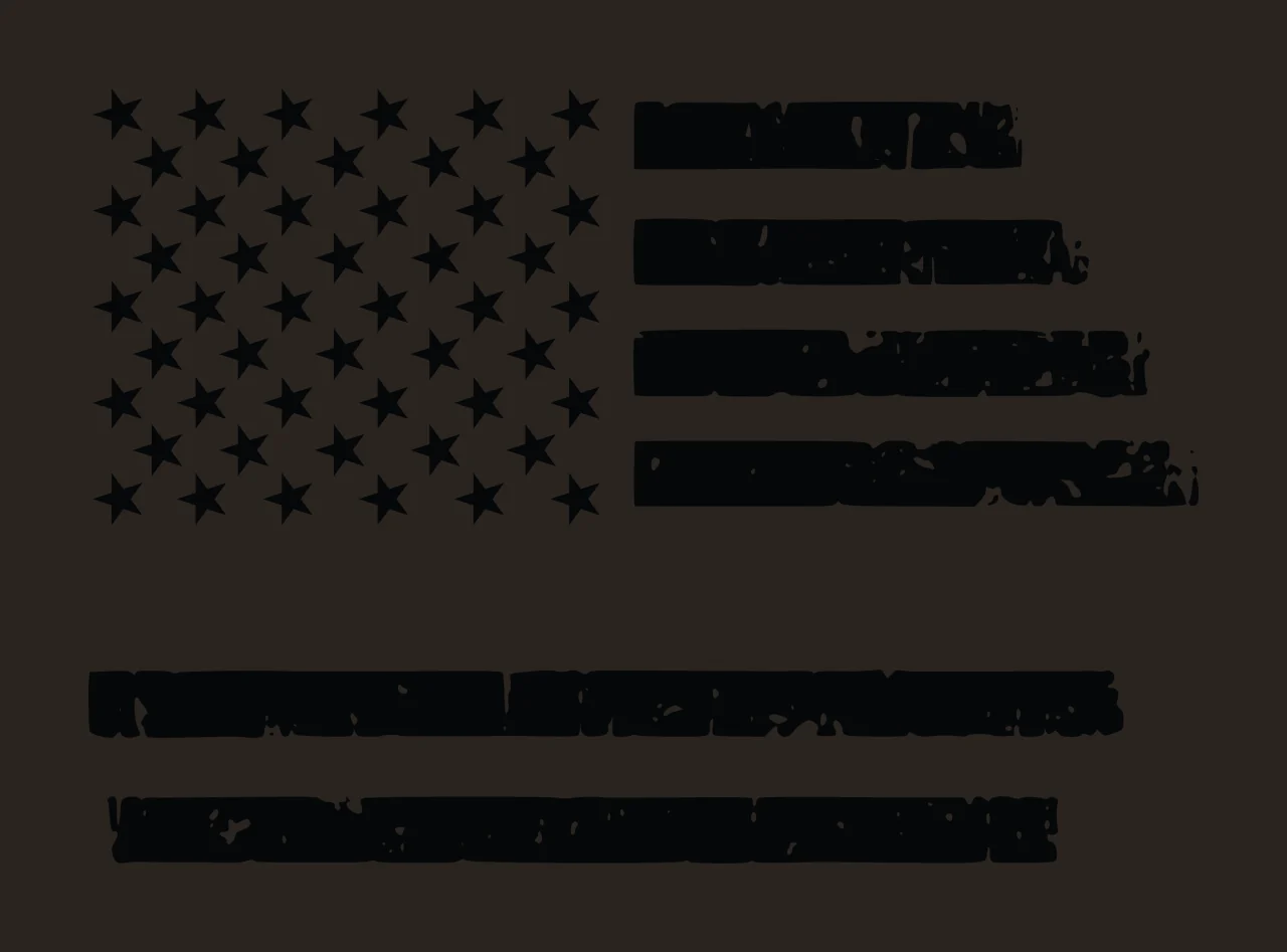 Flag Usa Graphic With Distorted Text stars stripes distressed contrast preview thumbnail