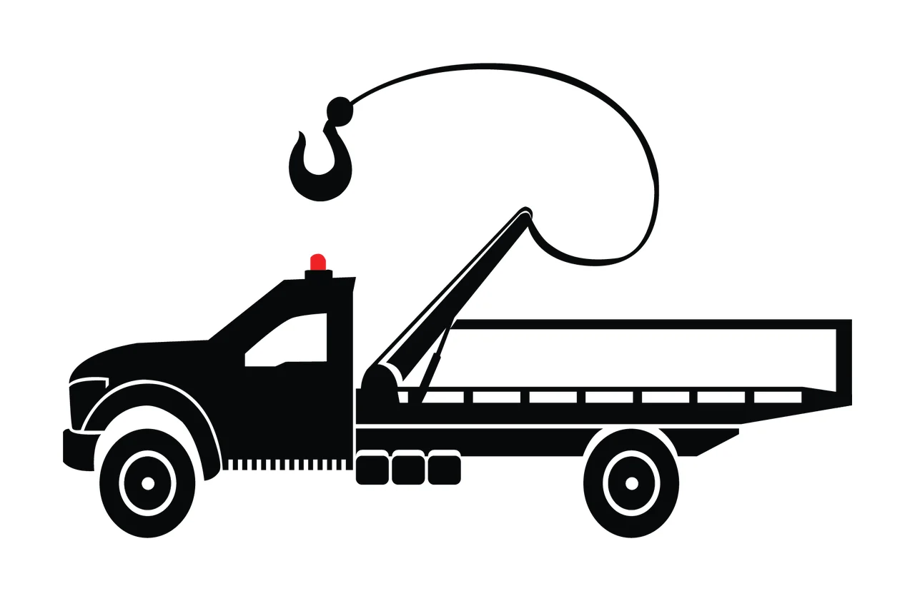 Can Glass Wrap Tow Truck Towing With Hook