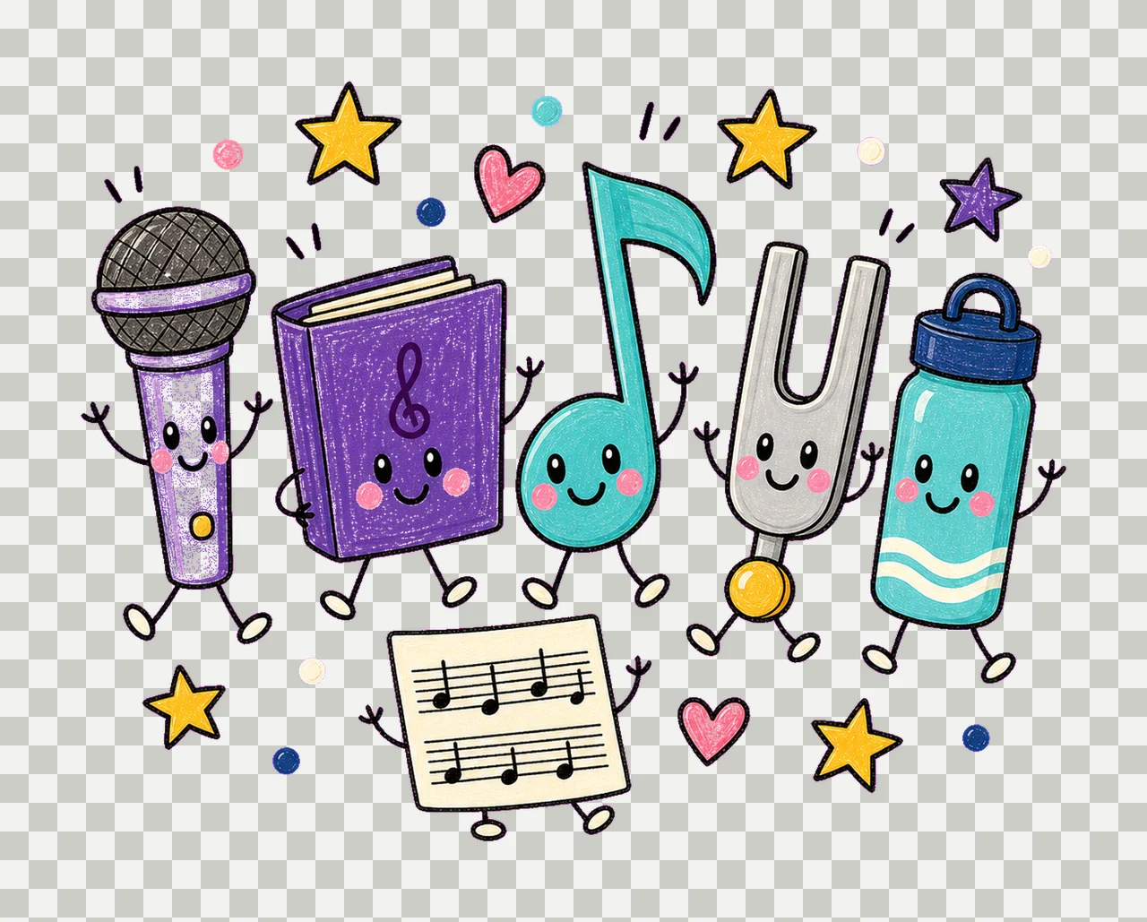 choir 01 walking lineup sublimation instant shirt design transparency and detail preview thumbnail