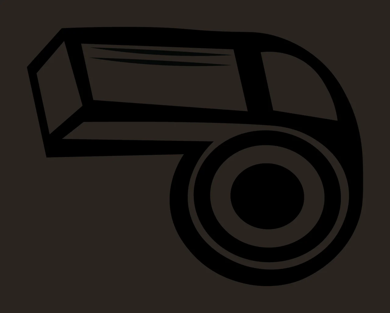Whistle Black And White Icon graphic sport symbol instrument contrast preview thumbnail