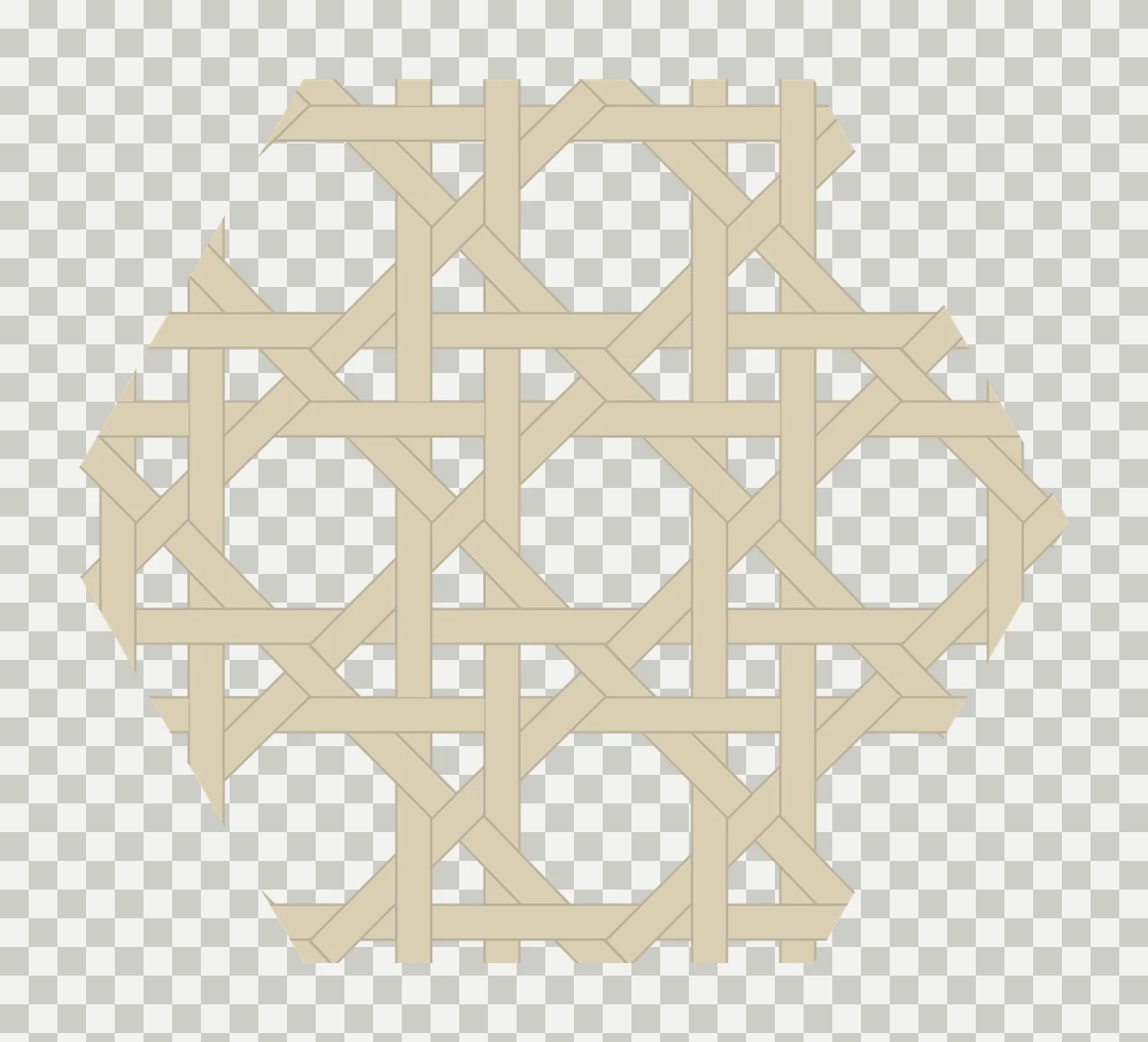 Keychain Black Flat Sided Hexagon geometric geometry shape transparency and detail preview thumbnail