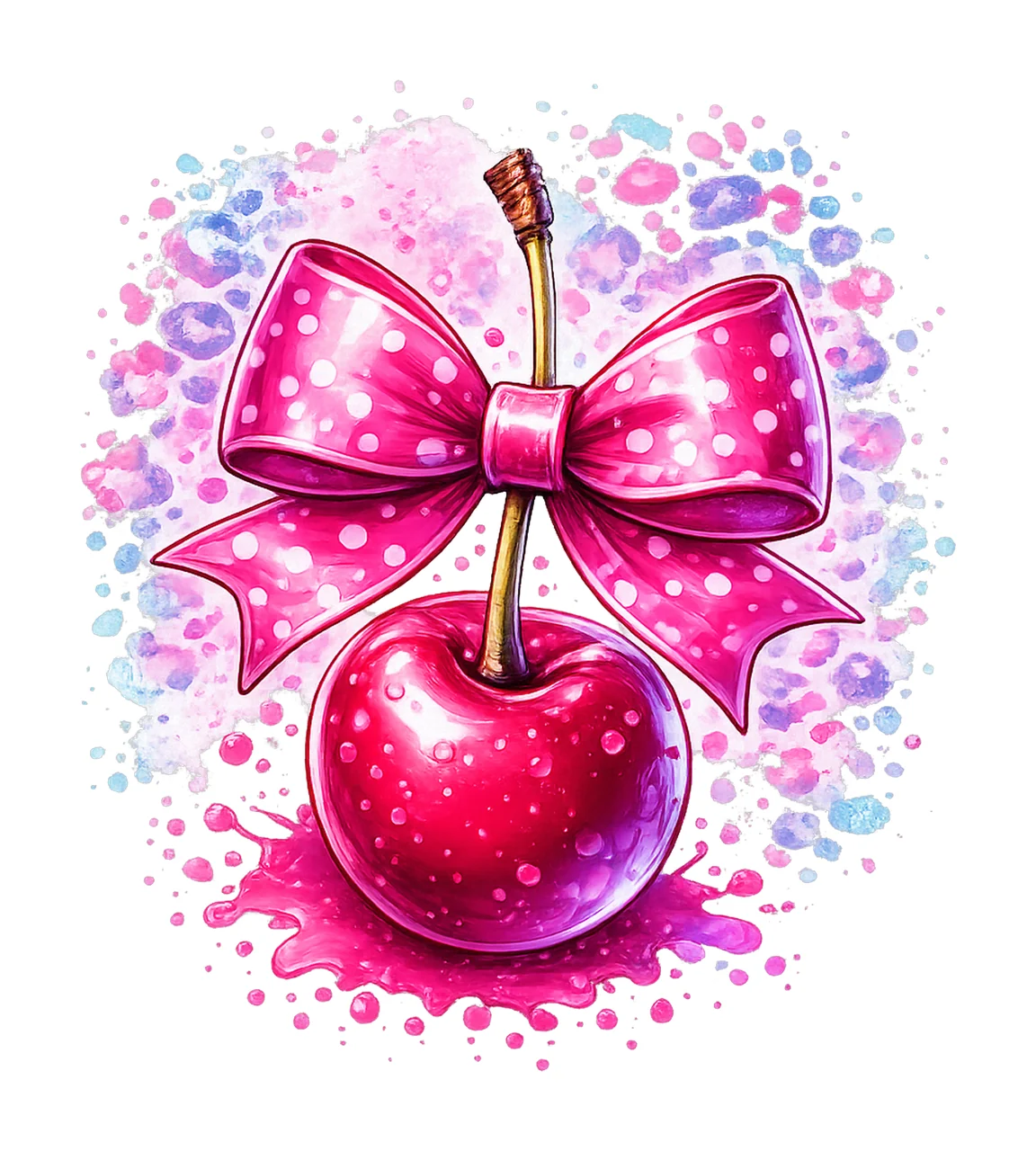Cherry Bow for Coquette Aesthetics Soft Girl Style Feminine