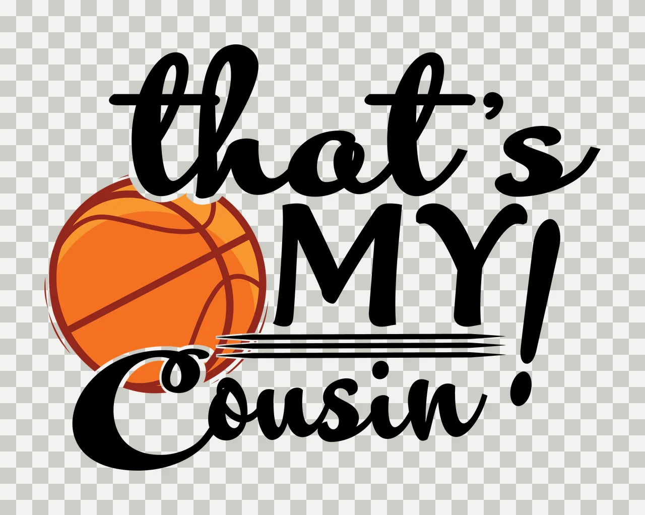 Family With Basketball stationary lines black typography 1 5 transparency and detail preview thumbnail
