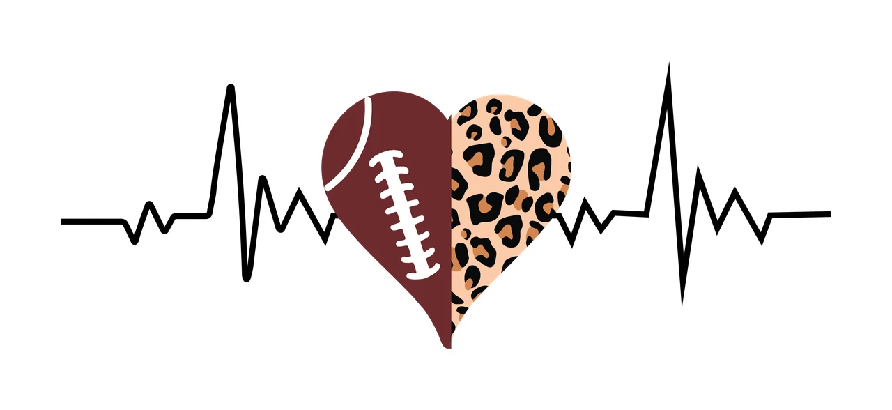 Heart Heartbeat With Line And Pattern Beat graphic icon black