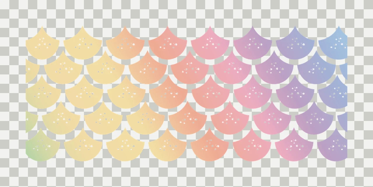 Can Glass Wrap Scales Pattern With White Dots repeat geometric transparency and detail preview thumbnail