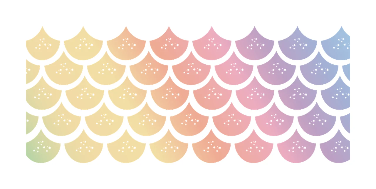 Can Glass Wrap Scales Pattern With White Dots repeat geometric