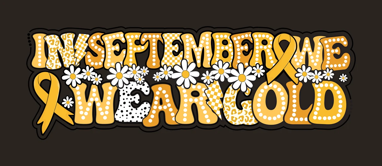 Child Hood Cancer Coquette awareness ribbon survivor hope support contrast preview thumbnail