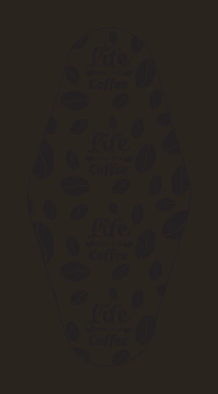 Classic Motel Keychain Coffee Pattern Tag hanging beans graphic contrast preview thumbnail