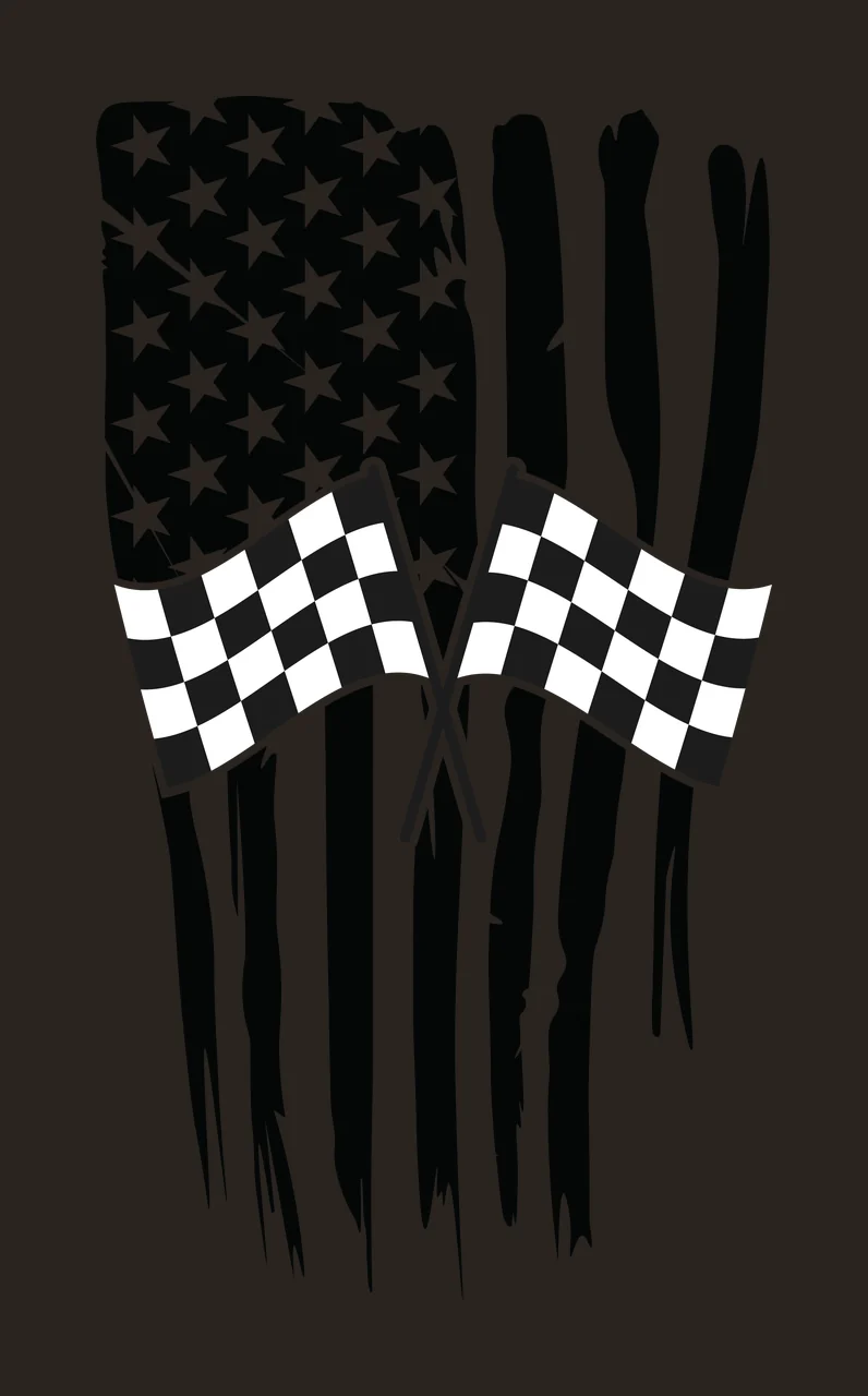 Flag Two Crossed Flags Centered On A Vertical stars stripes contrast preview thumbnail