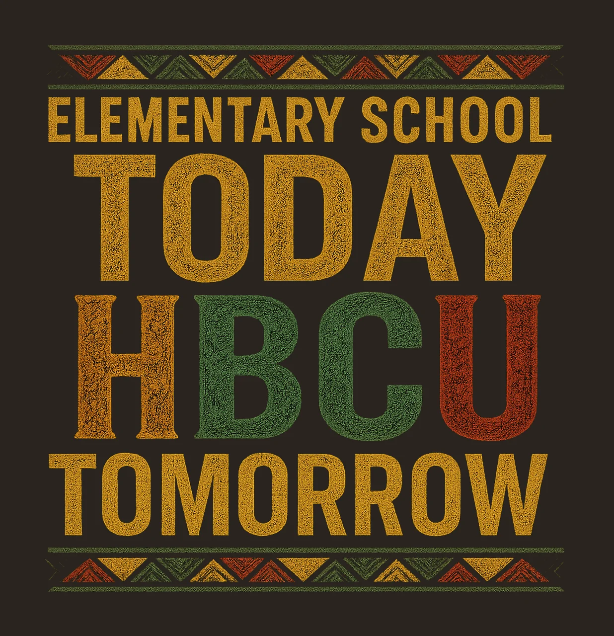 Elementary School Today HBCU Tomorrow Black History Month contrast preview thumbnail
