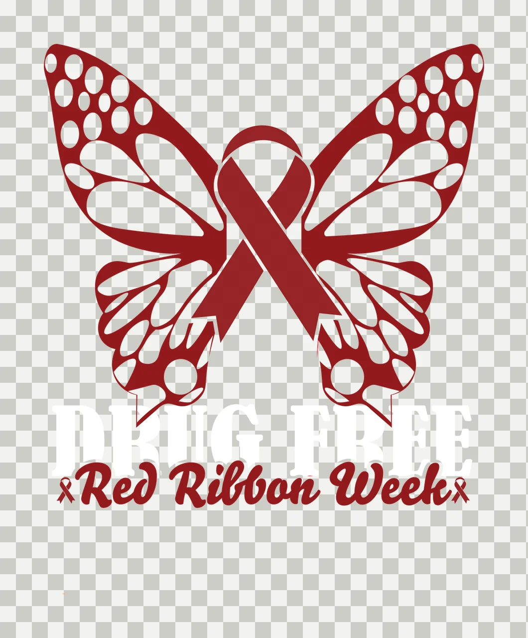 Red Ribbon scalable logo design icon transparency and detail preview thumbnail