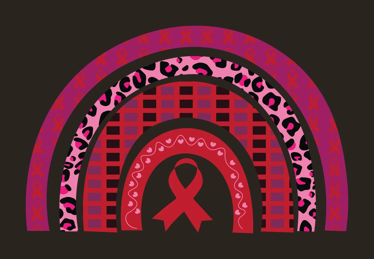Ribbon Rainbow Awareness Icon Graphic shape Curved display contrast preview thumbnail