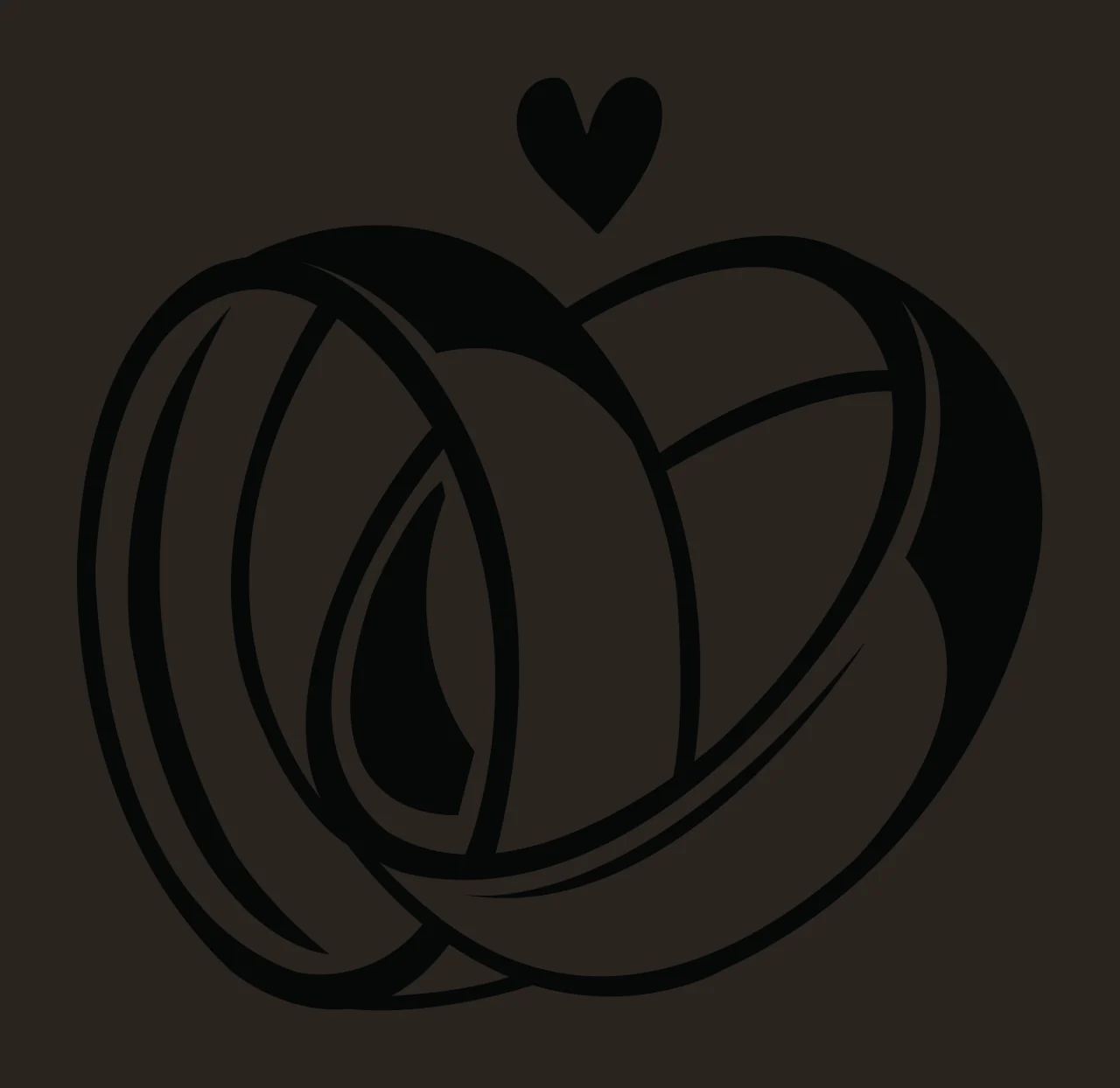 Wedding Rings Intertwining With Jewelry And Love contrast preview thumbnail