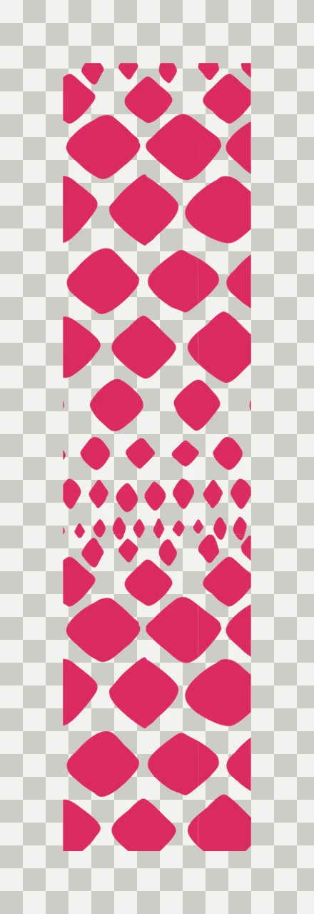 Diamond pattern with diamonds rhombus shapes vertical strip and geometric in pink and white transparency and detail preview thumbnail
