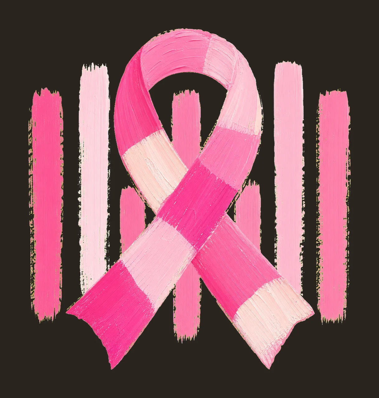Pink Out Designs October Breast Cancer Awareness Variation D contrast preview thumbnail