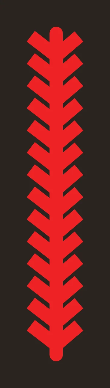 Vertical Column Composed Of Repeated Chevron Arrow Shapes chevrons contrast preview thumbnail