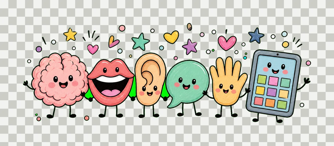 Speech Therapy Cute SLP Doodles Sublimation Brain Mouth Crew transparency and detail preview thumbnail
