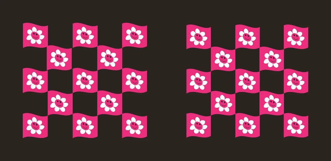 Can Glass Wrap Checkered Racing Flags In Black waving pattern contrast preview thumbnail