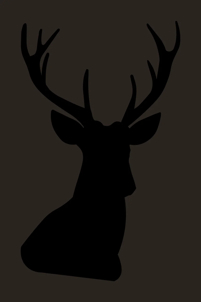 Can Glass Wrap Deer Standing With Head contrast preview thumbnail