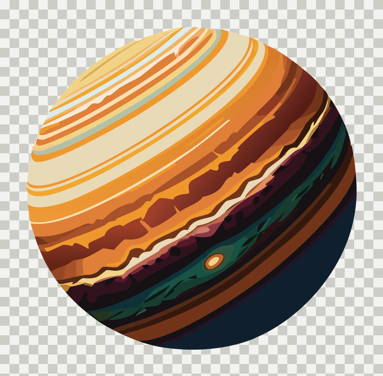 Abstract Circular Composition With Line Art circle overlap transparency and detail preview thumbnail