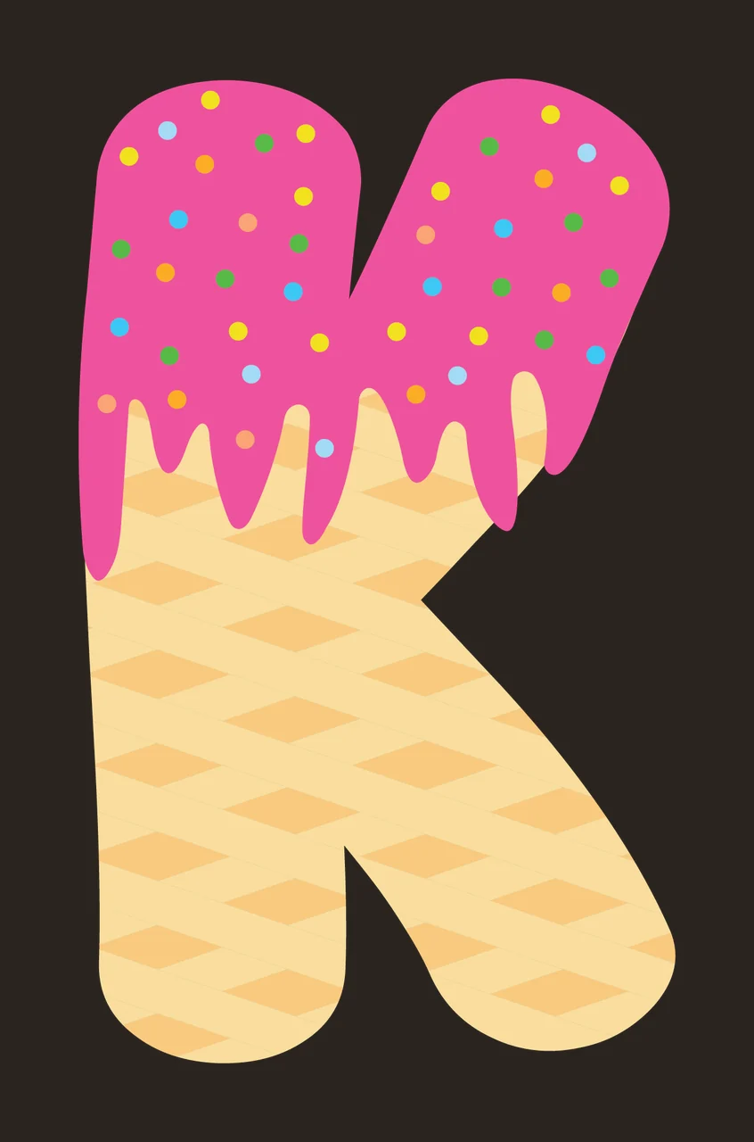 Ice Cream Font Character 01 scalable logo design icon contrast preview thumbnail