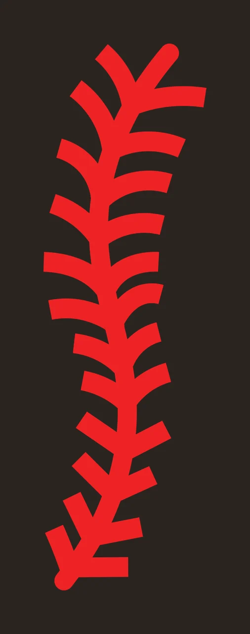 Long Curved Stem With Alternating Leaf Shaped Branch growing contrast preview thumbnail