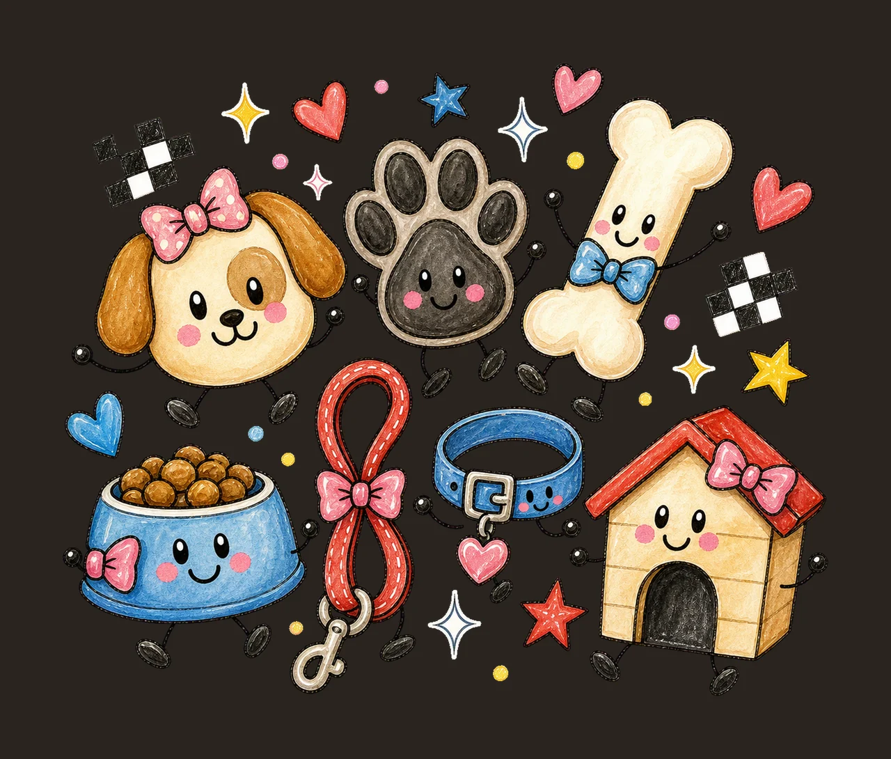 dog lover national dog day 04 cozy crayon sublimation contrast preview thumbnail
