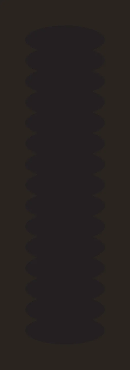 Tall Vertical Strip Consisting Of Repeating Rounded Black pattern contrast preview thumbnail